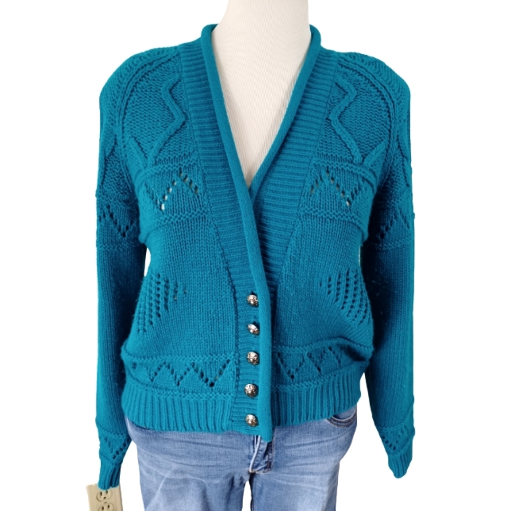 VINTAGE 90's MAGGIE LAWERENCE SPORT COLLECTION SWEATER SIZE M